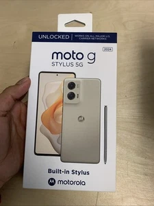 Motorola Moto G Stylus (5G) (2024) (Unlocked) (256GB) (Caramel Latte) (XT2419-1) - Photo 1 sur 6