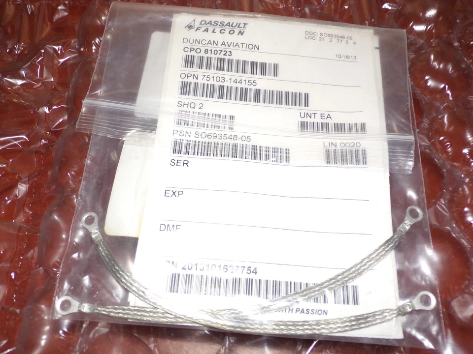 达索猎鹰电缆75103-144155 — 第 1/1 张图片