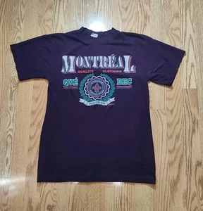 Montreal Canada Quality Clothing Canadian Casual Wear Women's Vintage '80s - Picture 1 of 5