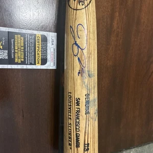 Joe Panik Signed Bat Used In BP JSA - Picture 1 of 5