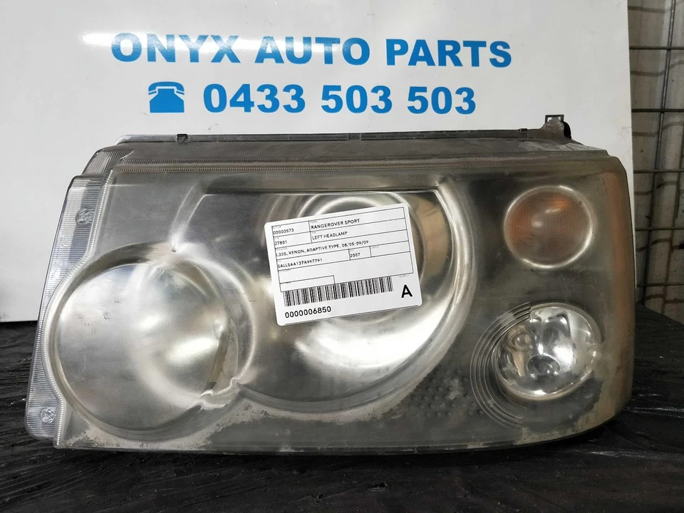 LAND ROVER RANGEROVER SPORT LEFT HEADLAMP L320, XENON, ADAPTIVE TYPE, 08/05-09/0 - image 1 of 4