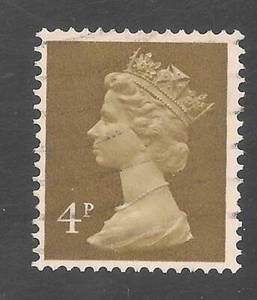 Great Britain #MH41 VF USED - 1971 4p Queen Elizabeth II / Machin  - Picture 1 of 1