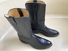 Justin Men's Black Roper Boots - Style X1631 - Size 10 1/2 Ee