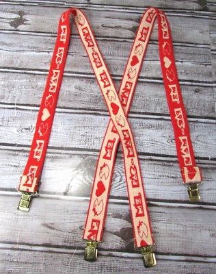 Vintage Ms. Pac-Man Suspenders Clip-On Child Adjustable - Image 1 of 4