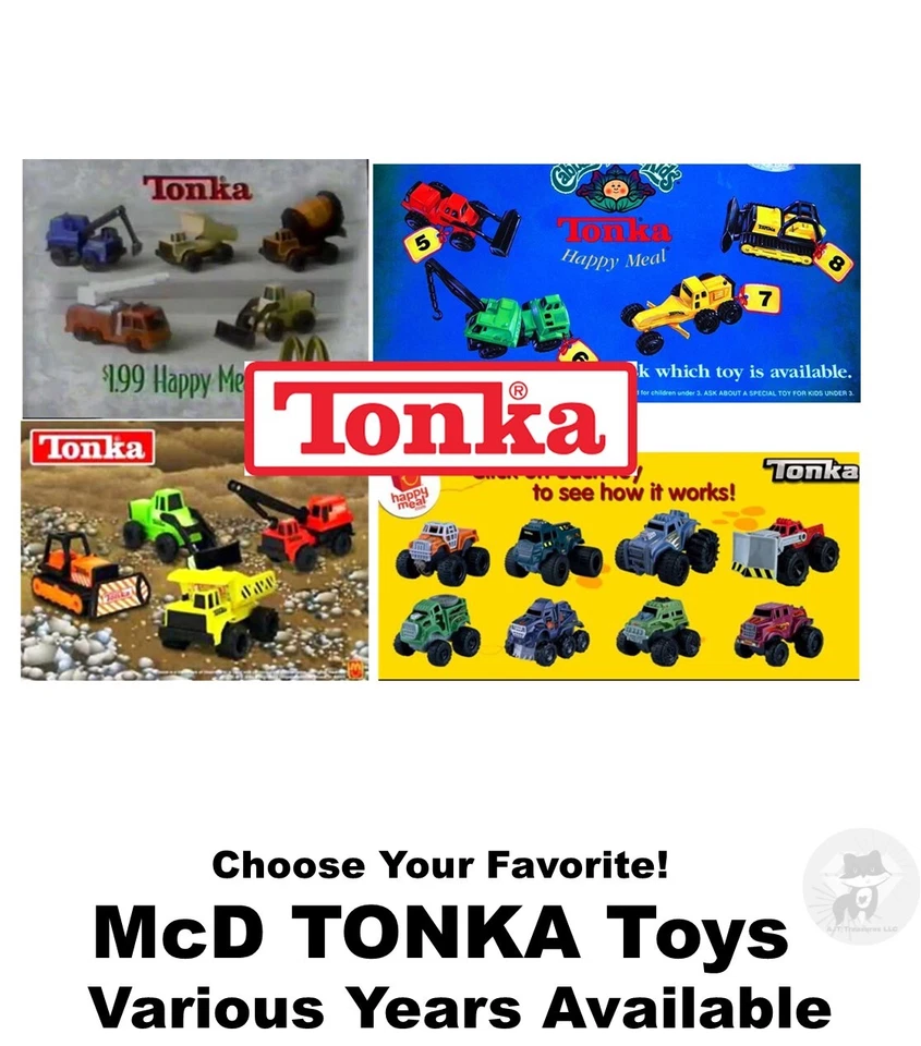 Автомобили McDonald's Tonka разных лет от винтажных до современных на выбор! - Изображение 1 из 1