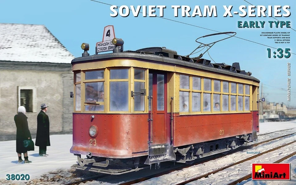 Miniart - 1/35 Soviet Tram "x"-series. Early Type.