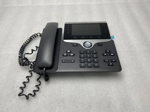 Cisco CP-8811 VOIP IP Business Phone w/Handset/No Stand Reset - Picture 1 of 8