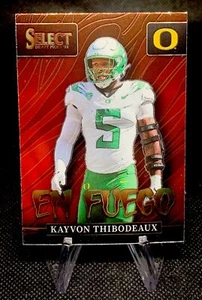 2022 Panini Select Draft Picks En Fuego Kayvon Thibodeaux #EN-KT - Picture 1 of 2
