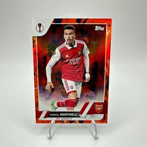 2022-2023 Topps UEFA Clubes Competitions Inferno Foil #57 Gabriel Martinelli - Imagen 1 de 2
