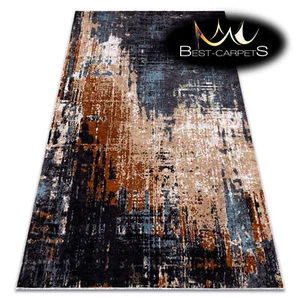 Modern practical washable RUG 'MIRO' ABSTRACTION print non-slip easy to clean - Picture 1 of 10