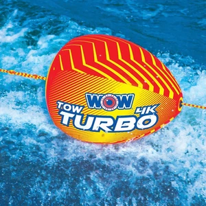WOW Watersports Tow Turbo Tow Bobber w Aerodynamic Tow Design, HI-VIS Graphics - Picture 1 of 6