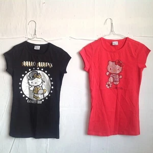 2 T-Shirt Hello Kitty XS E S ( HF02/18/6 ) - Foto 1 di 4