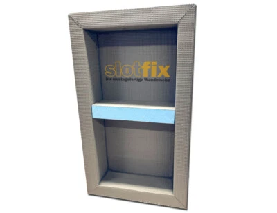 SLOTFIX® Wandnische befliesbar montagefertig 60x30x10cm Ablage Shampoo Deko Haus