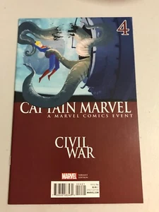 CAPTAIN MARVEL #4 NM CIVIL WAR VARIANT - MARVEL 2016 - Picture 1 of 2