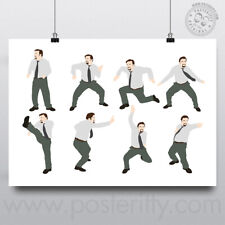 DAVID BRENT (The Dance) - Minimalist Poster Art Posteritty Office Ricky Gervais