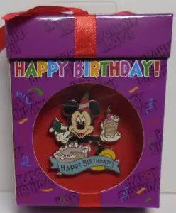 Disney Pin 2016 Mickey Mouse Happy Birthday! Pin - Picture 1 of 3