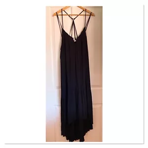 Summer Boutique Black Boho Embroidered Maxi Dress 18 Never Worn - Picture 1 of 3