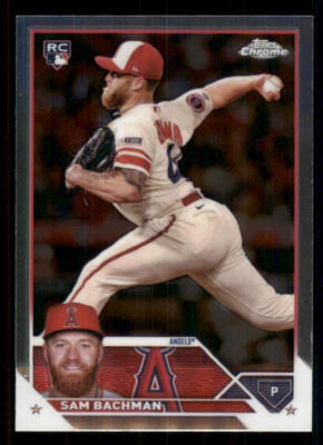 2023 Topps Chrome Update #USC165 Sam Bachman RC - Image 1 of 2