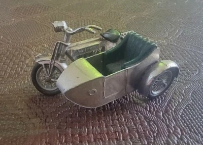 Vintage 1962 Matchbox Lesney Models Of Yesteryear 1914 Sunbeam Motorcycle No. 14 - Image 1 of 4