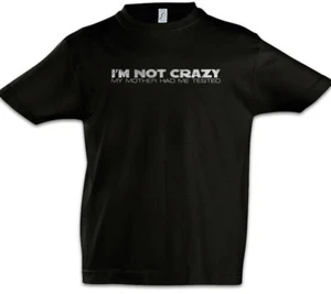 I'm Not Crazy Boys T-Shirt Science Scientist Fun Geek Nerd Introvert Outsider - Picture 1 of 1
