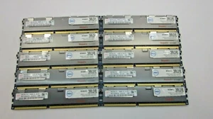 10pcs 80GB Dell 8GB 2Rx4 PC3-10600R HMT31GR7BFR4C-H9 SBPX3r5MC/8G Server RAM  - Picture 1 of 3
