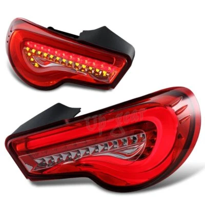 Para 2013-2020 Scion FRS FT86 Subaru BRZ DRL Lente Roja/Transparente Luces Traseras LED Lámpara Foto 1 de 4
