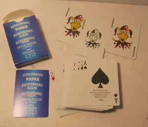 Tarjetas de juego FLEISCHMANN'S Vodka GIN Inver House CANADIAN LTD ¡SIN USAR completas!! - Imagen 1 de 2