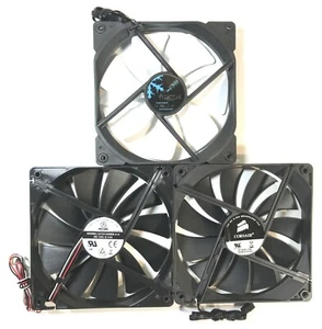 New Computer Case Fan 12 V DC/140 mm- Black - Choice - Picture 1 of 7