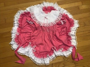 VTG? Lid’l Dolly’s Pink Ruffles Lace Full Circle Party Pageant Dress Size 6X - Picture 1 of 8