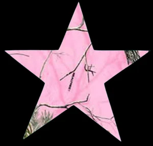 Camouflage Star Sticker - Five Point Star Decal - Choose Pattern and Size - Picture 1 of 12