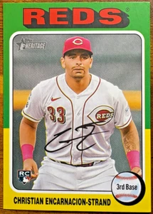 2024 Topps Heritage #OB-1 Christian Encarnacion-Strand OVERSIZED RC Reds - Picture 1 of 2