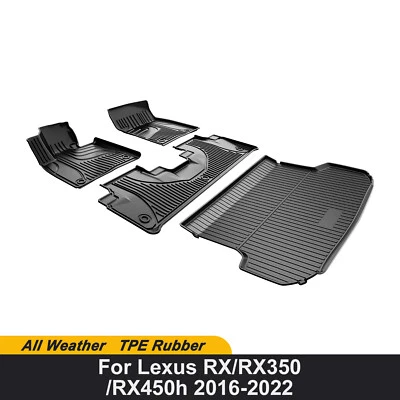 TPE All Weather Floor Liners and Trunk Mat for 2016-2022 Lexus RX/RX350/RX450h - Image 1 of 4
