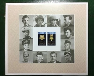 US #4822e-4823e Medal of Honor WWII XF NH Special No Die Cut Imperf Folio (2013) - Picture 1 of 3