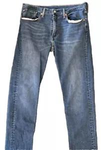 MENS LEVI STRAUSS 512 RED TAB JEANS SIZE 34x36 - Picture 1 of 4