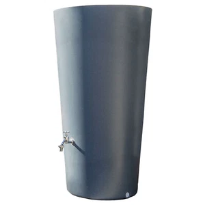 Barril de lluvia plantable tonel de agua gris tanque de agua Rainbowl Flower 150 l - Imagen 1 de 6