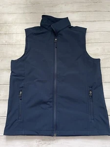 Port Authority J325 Mens Sleeveless Core Soft Shell Full Zip Vest With Pockets - Picture 1 of 13