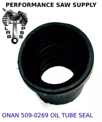 509-0269 ONAN OIL FILL TUBE /DIP STICK SEAL FITS P216, P218, P220 P224 ENGINES - Image 1 of 4