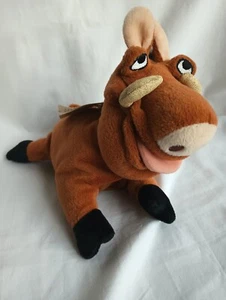 Vintage Walt Disney World Der König der Löwen Pumbaa Warzenschwein Sitzsack Plüsch - Bild 1 von 7