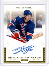 2010-11 Panini Luxury Suite Wojtek Wolski WW Private Signings Auto Rangers