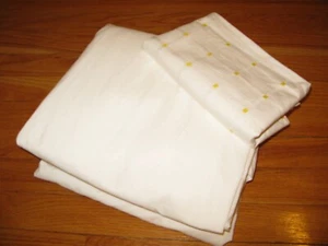 The Company Store White Twin Duvet Cover w/ Bonus New CK Pillow Sham - Picture 1 of 8