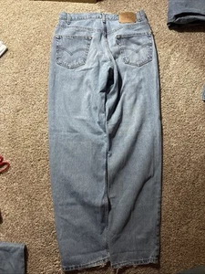 Vintage Levis 550 Jeans Mens 34x34 Made USA Relaxed Fit Light Wash - Picture 1 of 8