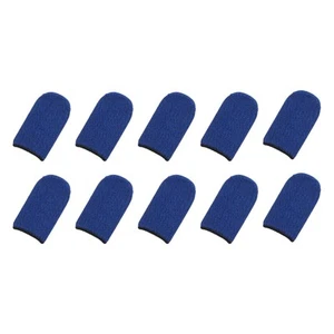Mobile Gaming Finger Sleeve Controller Finger Thumb Sleeve, Blue Black, 10 Pack - Zdjęcie 1 z 6