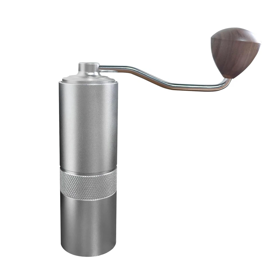 XEOLEO Macinacaffè manuale per chicchi di caffè, 25 g, colore argento (p9u) - Immagine 1 di 1