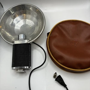 Vintage Agfa Flash Unit with Original Brown Case – Classic Camera Accessory - Picture 1 of 6