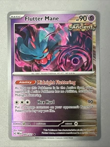 Pokemon TCG * SV Prismatic Evolutions * 043/131 Flutter Mane Rare Holo* FRESH PK - Picture 1 of 4