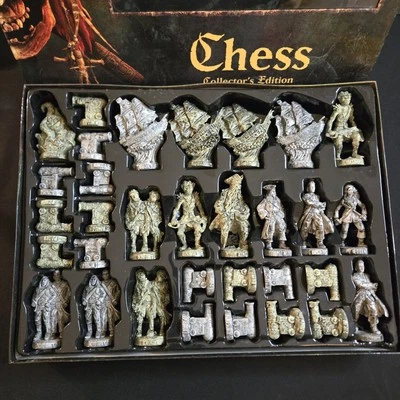 Pirates Of The Caribbean Chess Set Collector's Edition Board Game Complete Game - Image 1 of 4