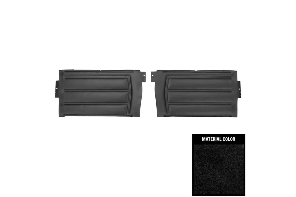 1965 Chevrolet Chevelle кабриолет задняя дверная панель черная пара - Изображение 1 из 1