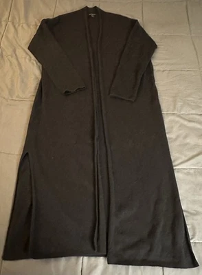 Banana Republic Sweater Wrap Dress Black Medium Long Sleeve No Belt - Image 1 of 4