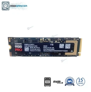 Unidad de estado sólido MZ-VAP1T0 Samsung 9100 PRO 1 TB PCIe 5,0 x4 NVMe M.2 2280 2025+ - Imagen 1 de 4