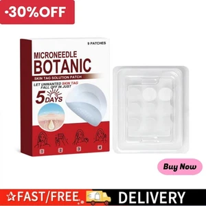 MIC RONEEDLE BOTANIC Skin Tag & Acne Patch 9 Pcs Skin Tag Remover Patches☼ - Bild 1 von 18